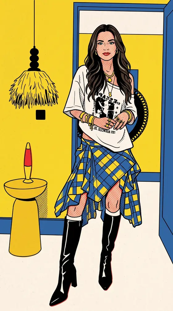 The same photo with the Comic Pop Art concept applied