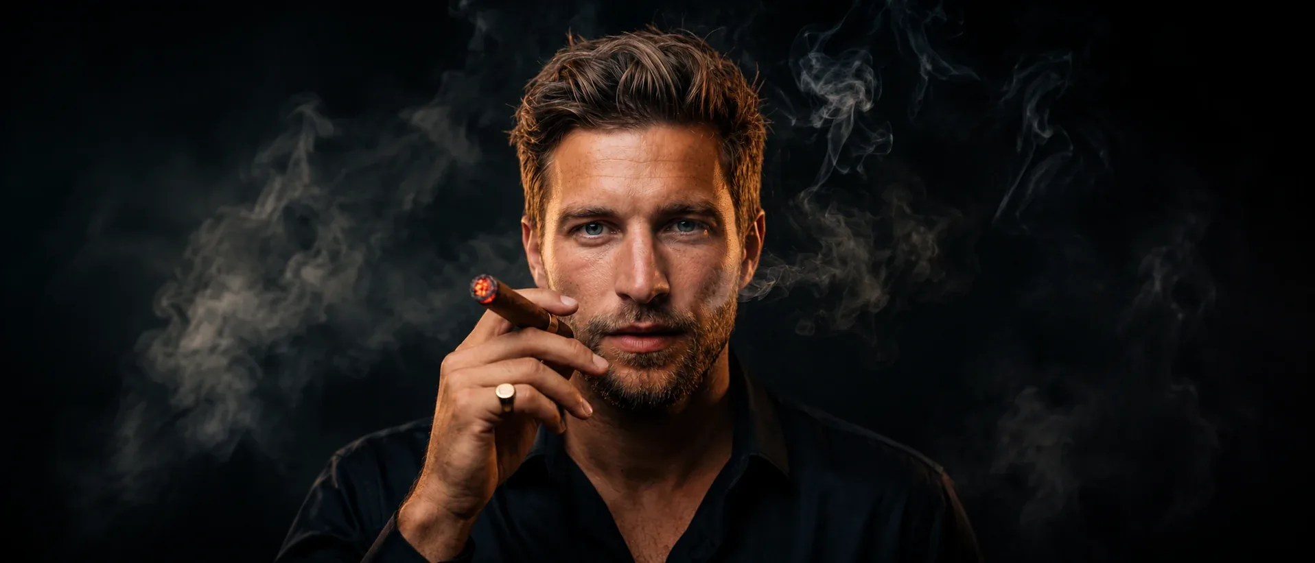 Dramatic male portrait from Studio Noir